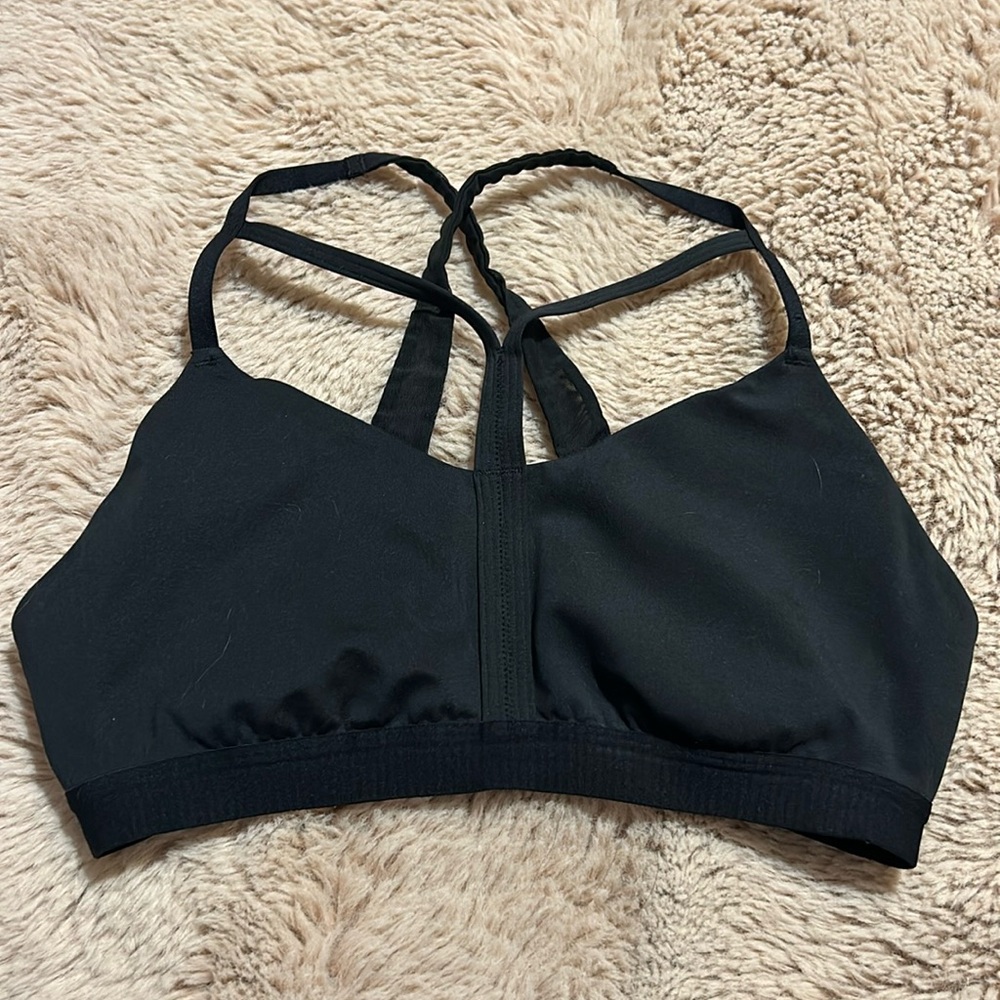 Black Adidas Sports Bra. Size M.